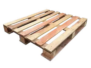 1000 x 1200 mm 4-way open base wooden pallet