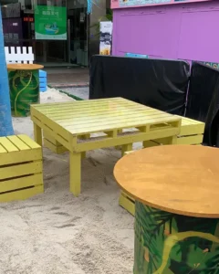 Furniture and decorations for Bugis+ event