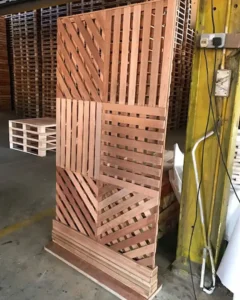 Plywood decorative panel display